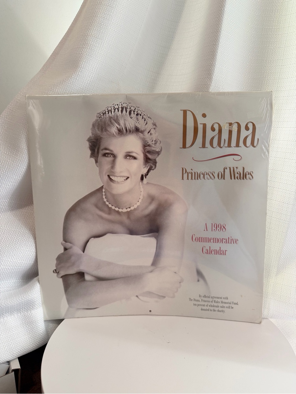Princess of Wales Commemorative Calendar - Cream and Gold Accent